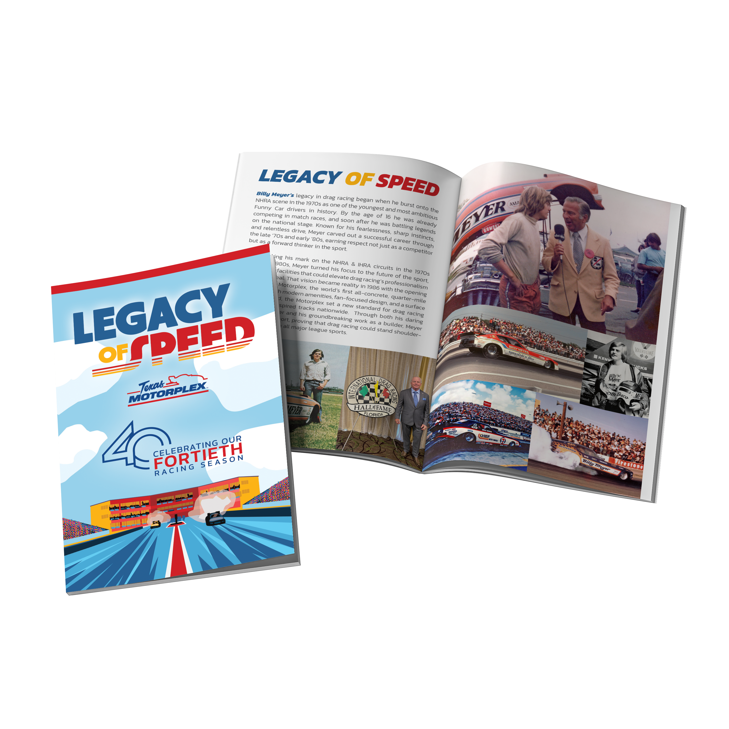 Legends of Speed Commemorative Photo Book