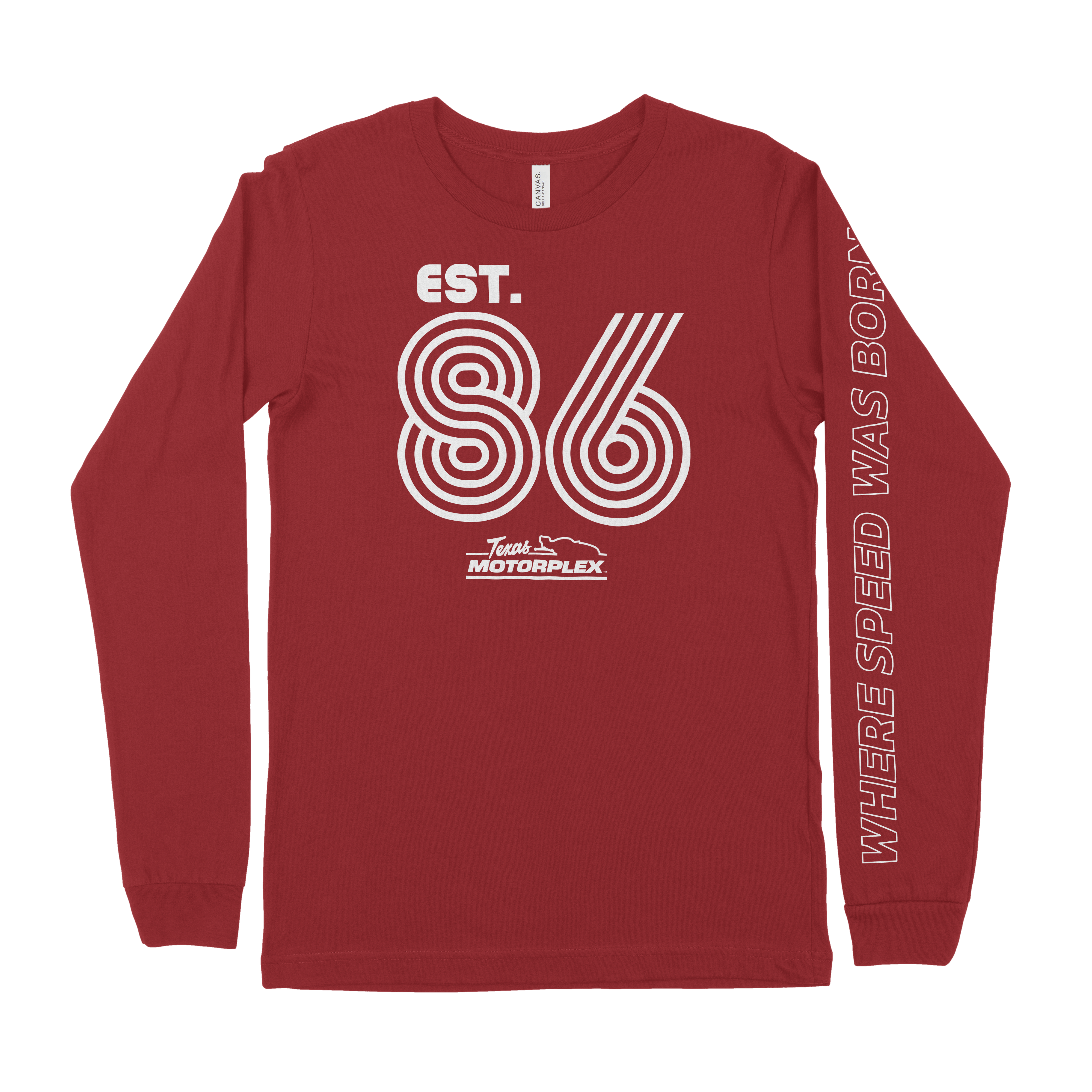 Texas Motorplex Retro 86 Long Sleeve Tee