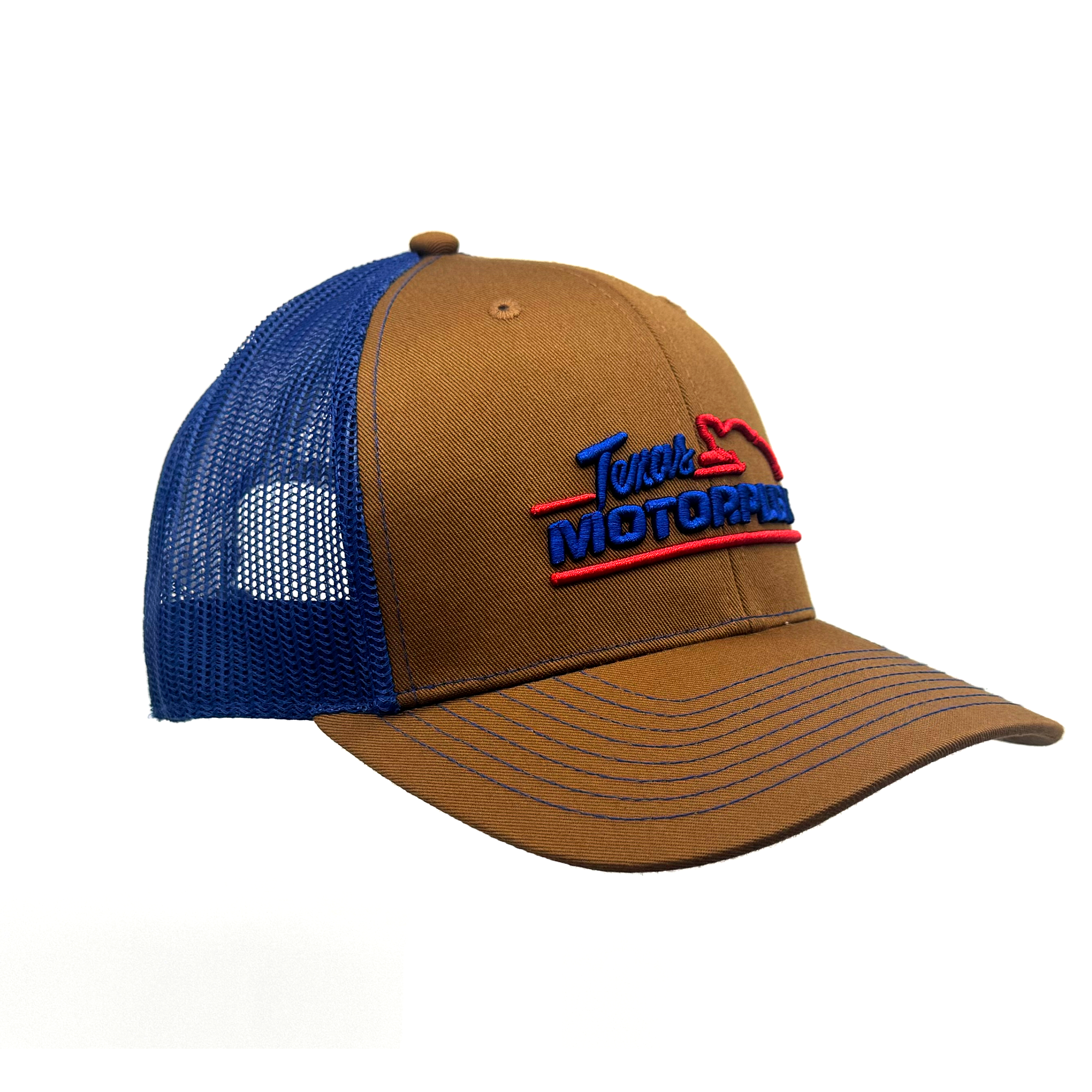 Texas Motorplex Logo Hat - Tan/Navy