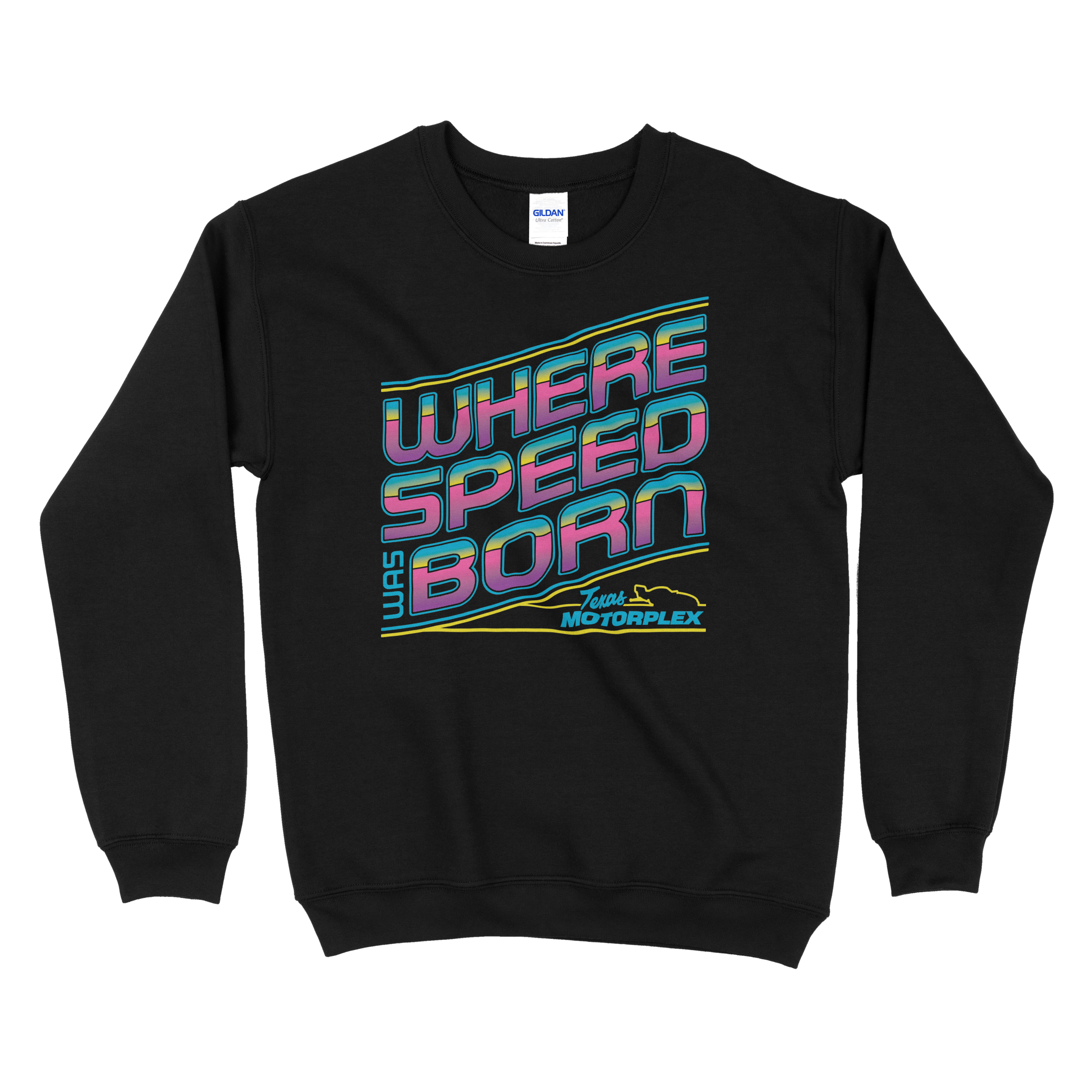Where Speed Was Born Crewneck Sweatshirt