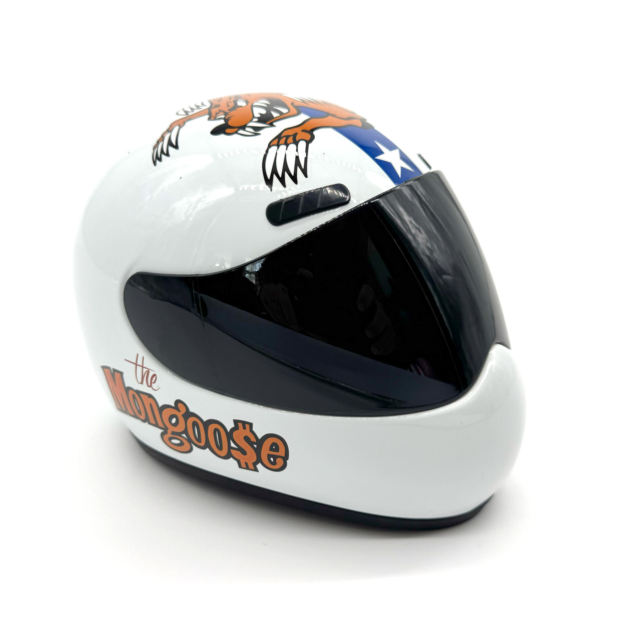 Mini Commemorative Racing Helmet - Tom McEwen (Mongoose)